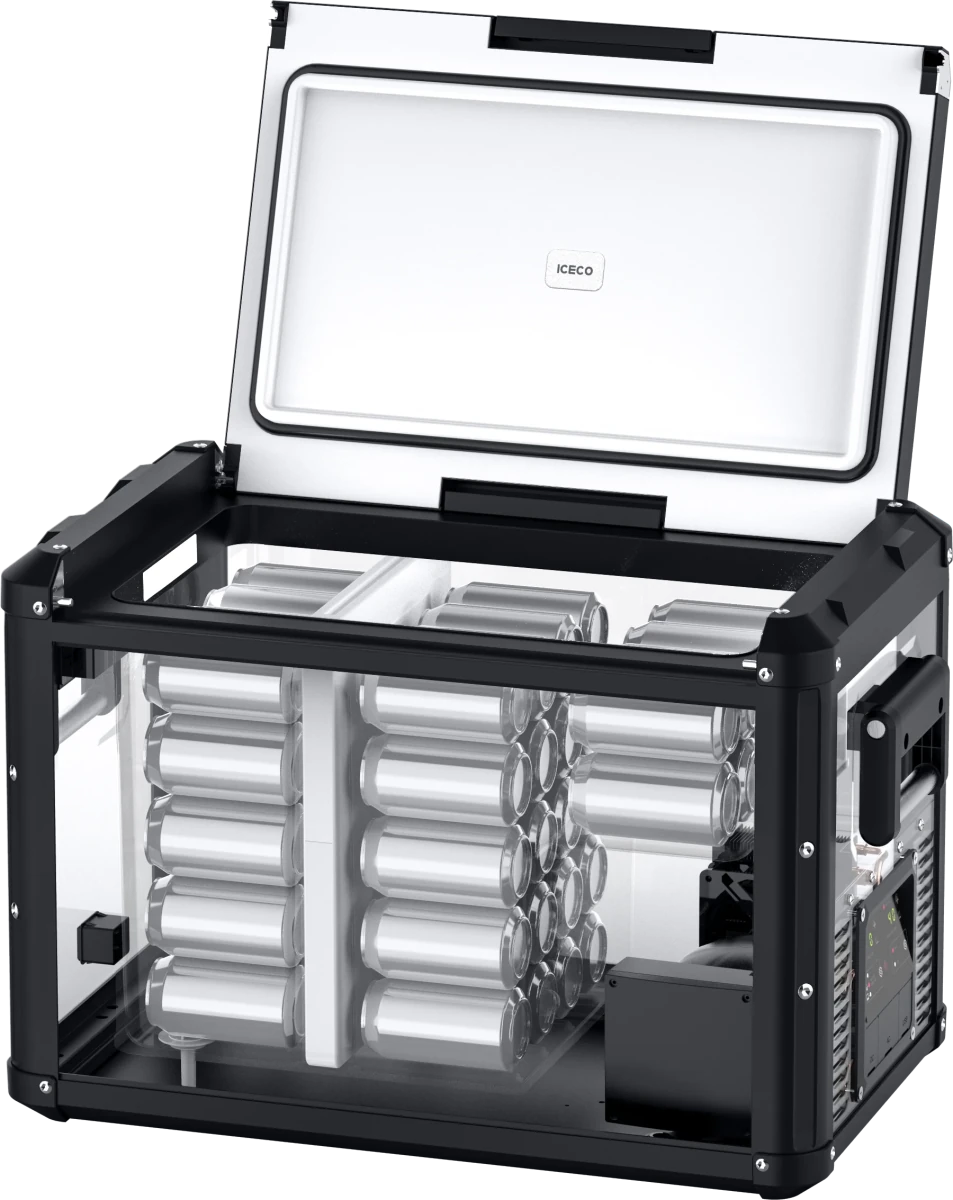 Refrigerateur/Congelateur ICECO 45L Double Compartiments - Noir - BYD Shark 2024+