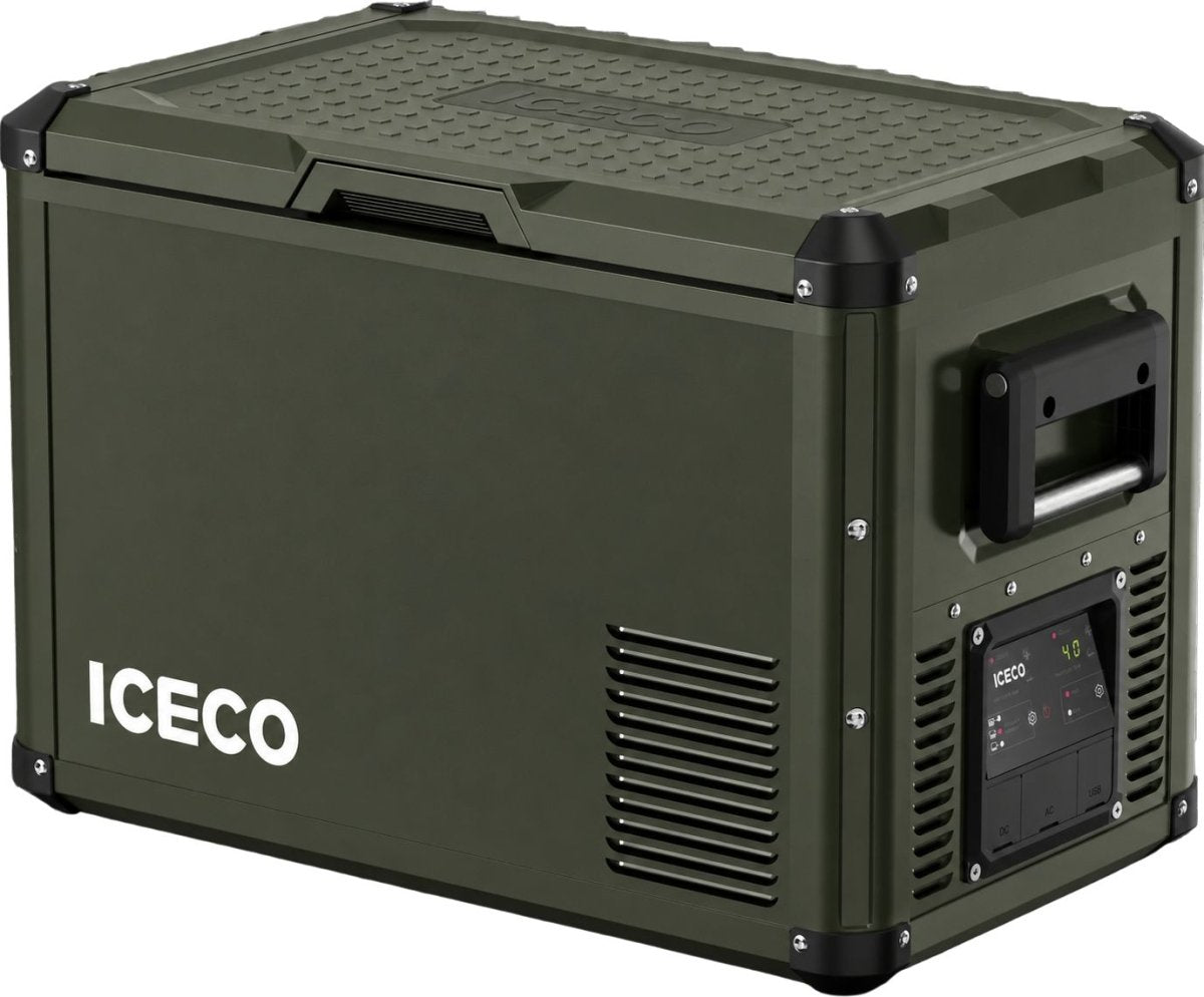 Refrigerateur/Congelateur ICECO 45L Double Compartiments - Vert Olive - BYD Shark 2024+