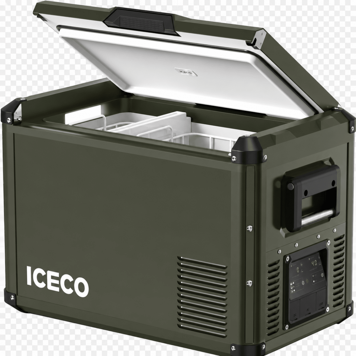 Refrigerateur/Congelateur ICECO 45L Double Compartiments - Vert Olive - BYD Shark 2024+