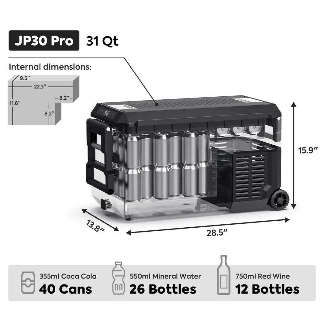 Réfrigérateur Congélateur ICECO JP30 PROS - SINGLE ZONE 30L - BYD Shark 2024+
