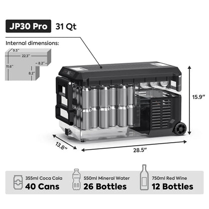 Réfrigérateur Congélateur ICECO JP30 PROS - SINGLE ZONE 30L - BYD Shark 2024+