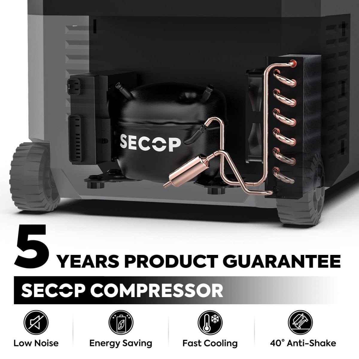 Réfrigérateur Congélateur ICECO JP40 PROS - SINGLE ZONE 40L - BYD Shark 2024+