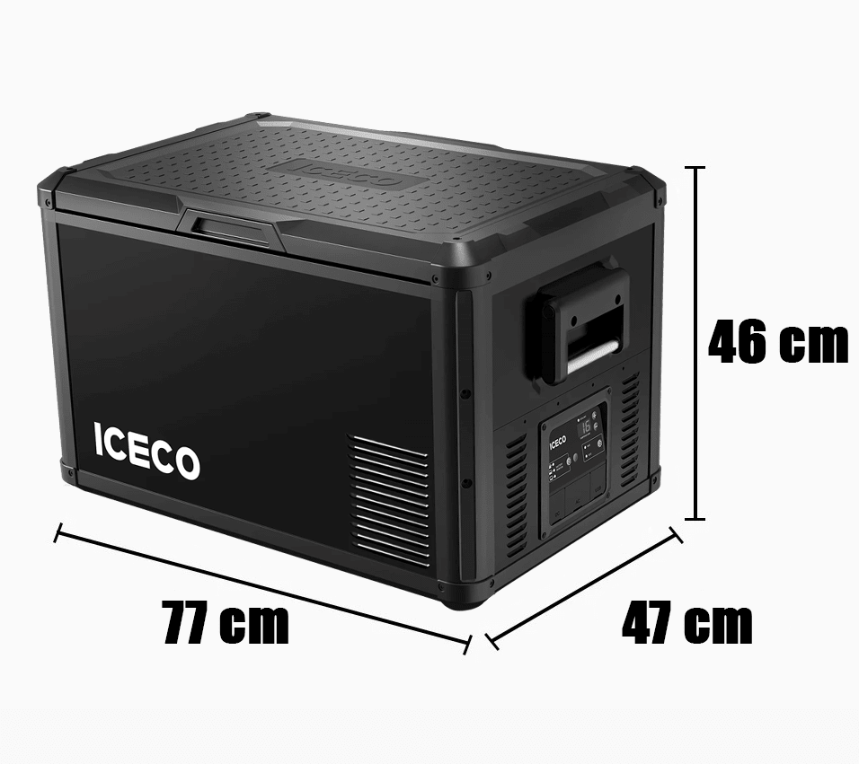 Réfrigérateur Congélateur ICECO VL60PROS 60L - Vert Olive - BYD Shark 2024+