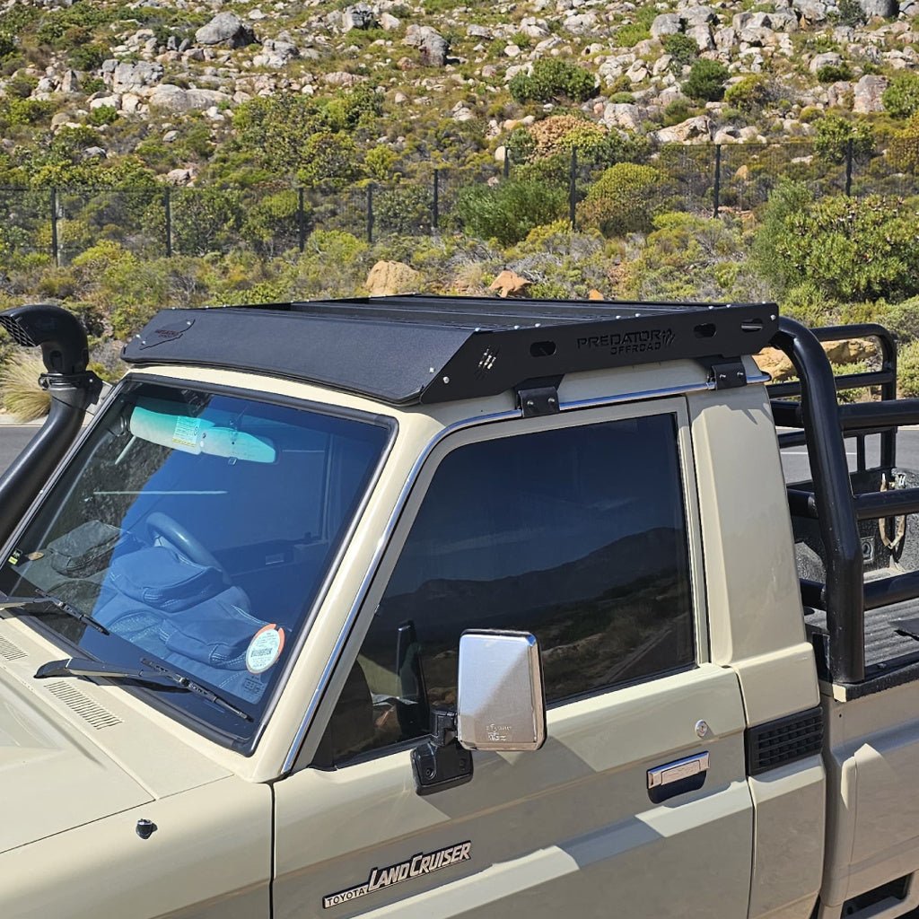 Galerie de toit Toyota Land Cruiser (75 / 79 Series) Simple Cabine Predator Offroad - Toyota 70 Series