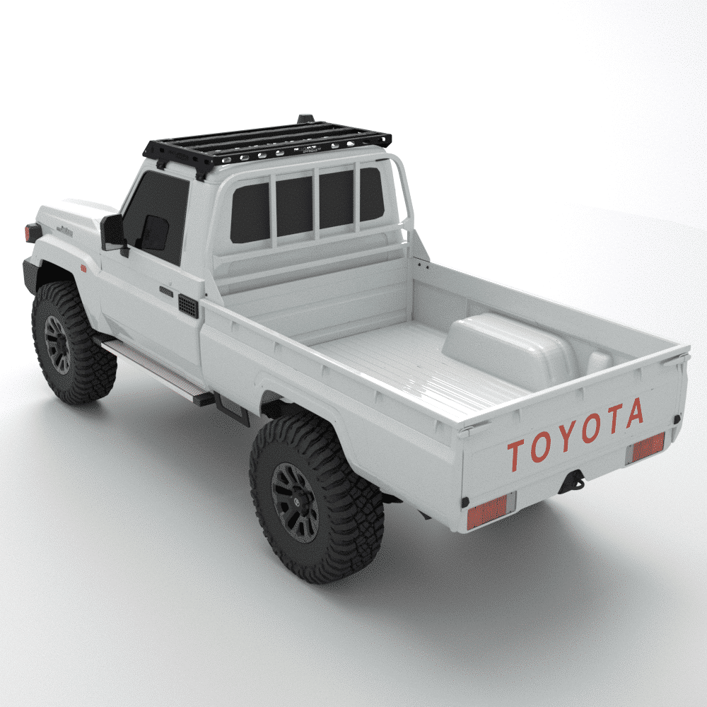 Galerie de toit Toyota Land Cruiser (75 / 79 Series) Simple Cabine Predator Offroad - Toyota 70 Series