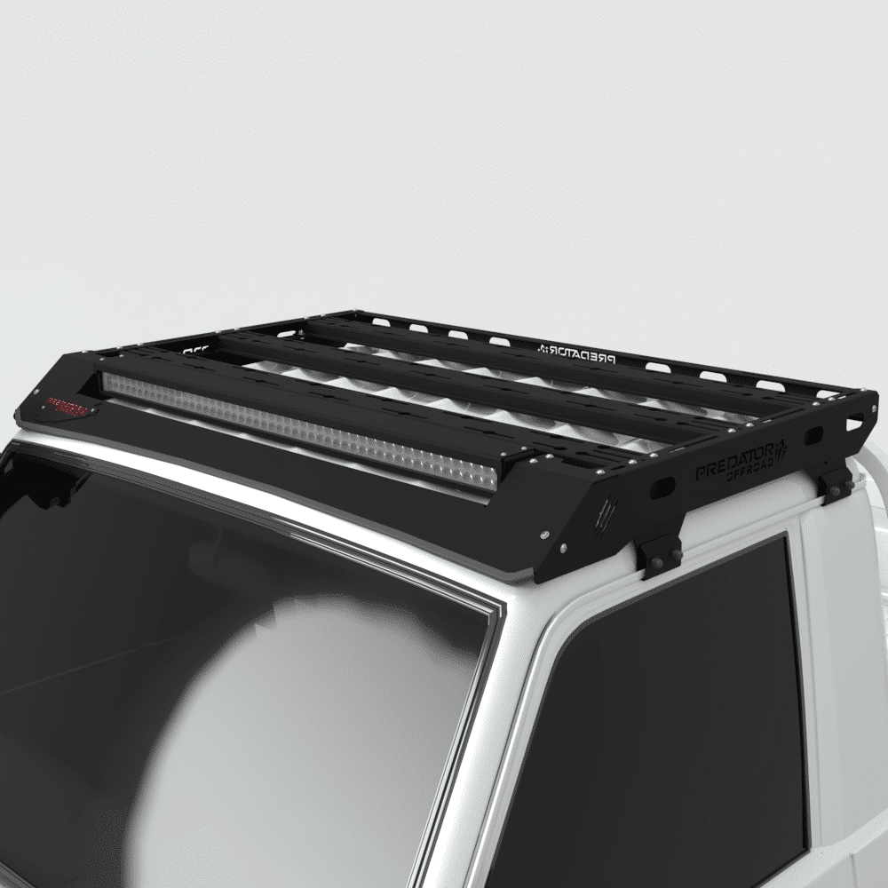 Galerie de toit Toyota Land Cruiser (75 / 79 Series) Simple Cabine Predator Offroad - Toyota 70 Series