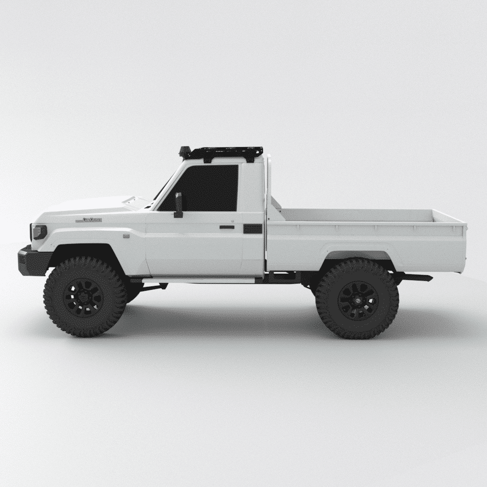 Galerie de toit Toyota Land Cruiser (75 / 79 Series) Simple Cabine Predator Offroad - Toyota 70 Series