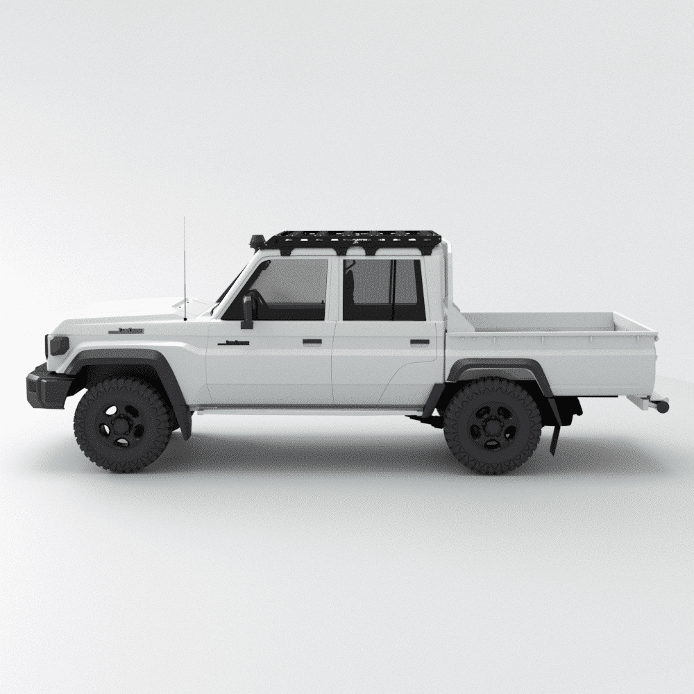 Galerie de toit Toyota Land Cruiser (79 Series) Double Cabine Predator Offroad - Toyota 70 Series