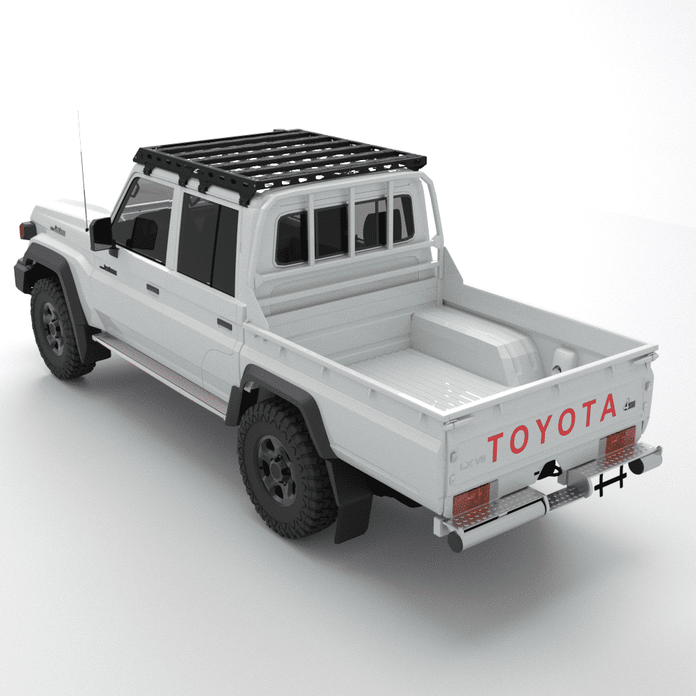 Galerie de toit Toyota Land Cruiser (79 Series) Double Cabine Predator Offroad - Toyota 70 Series