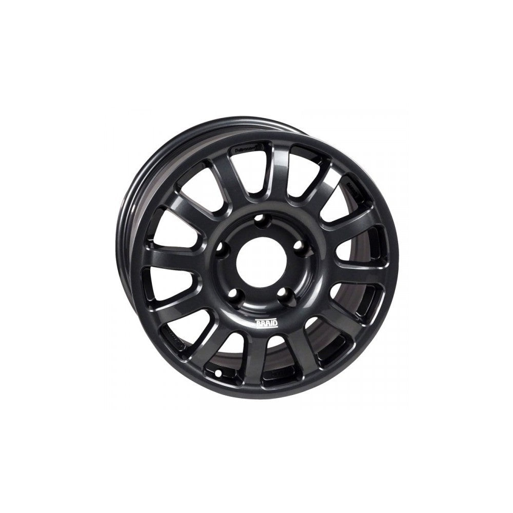 Jante Alu BRAID Fullrace Rally Noire 7x15 5x139.7 ET-3 - Suzuki Jimny 2018+