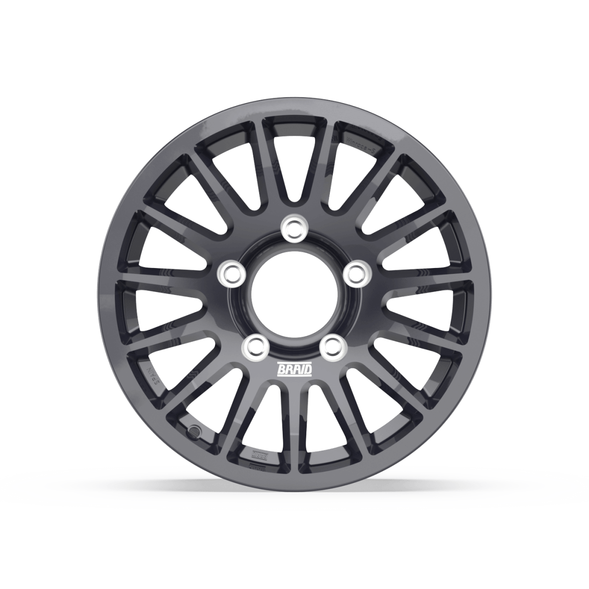 Jante Alu BRAID Winrace Noire 8x18 5x120 ET20 - Defender 110