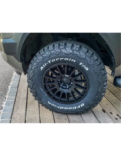 Jante Alu BRAID Winrace S Noire 8x17 6x139.7 ET20 - Ford Ranger 2012-2022