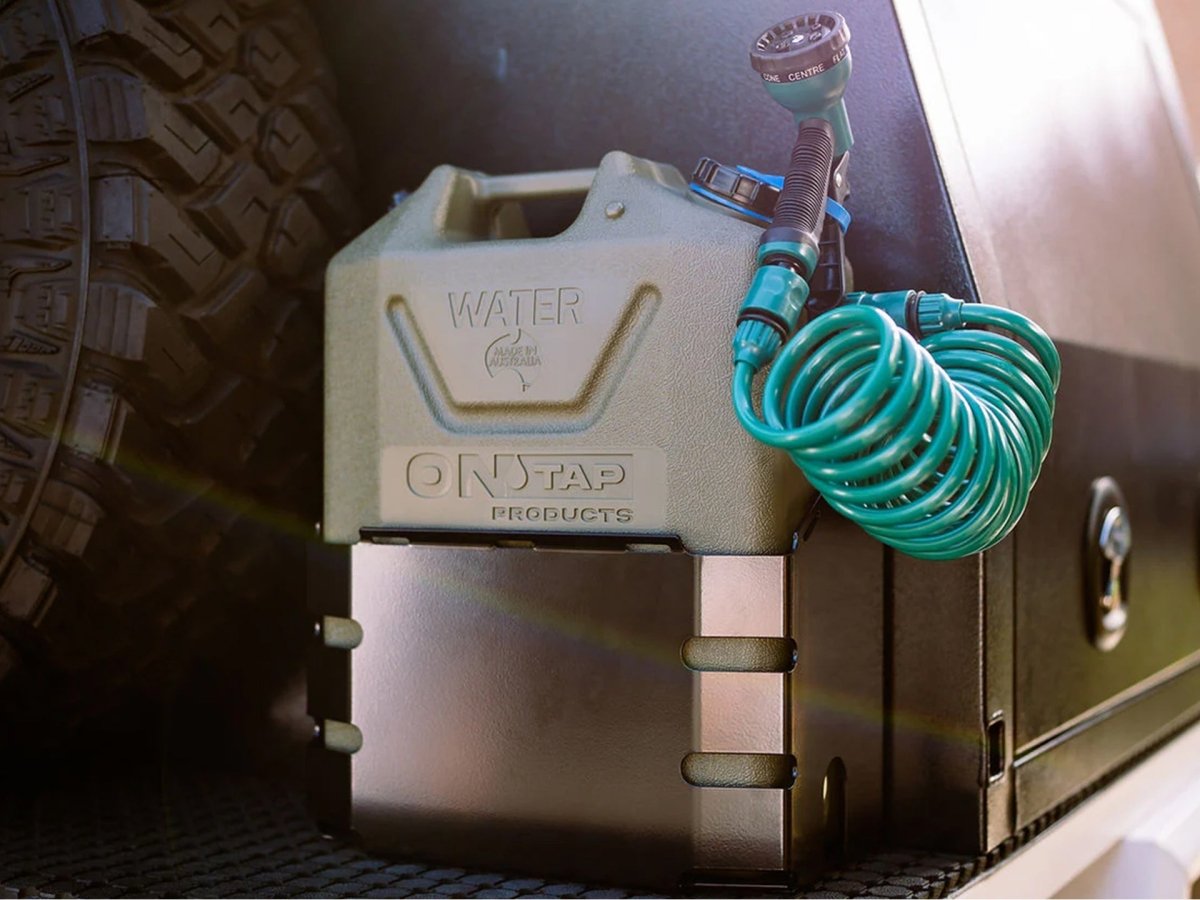 Support Jerry Can 22L ONTAP Noir | Fixation 4x4 Robuste - BYD Shark 2024+