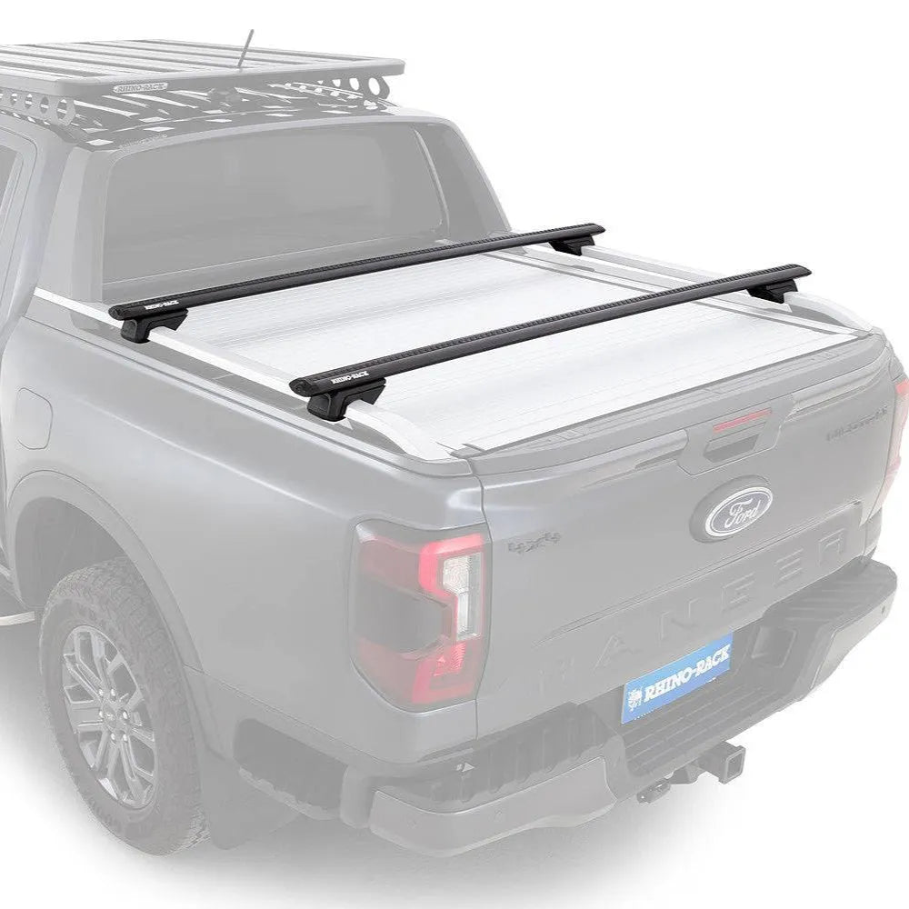 Kit 2 Barres de Toit SportzBar + RX100 - Offroad & Aventure - RHINO-RACK - Ford Ranger 2012-2022