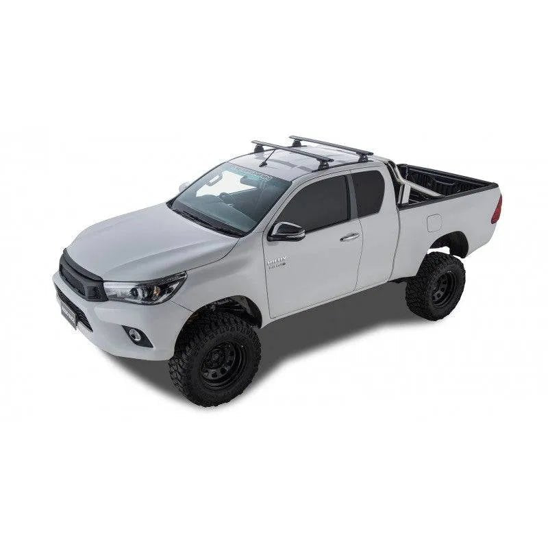 Kit 2x Barres de toit Vortex | Toyota Hilux 2016+ Revo | Extra Cab - RHINO-RACK - Toyota Hilux 2016+