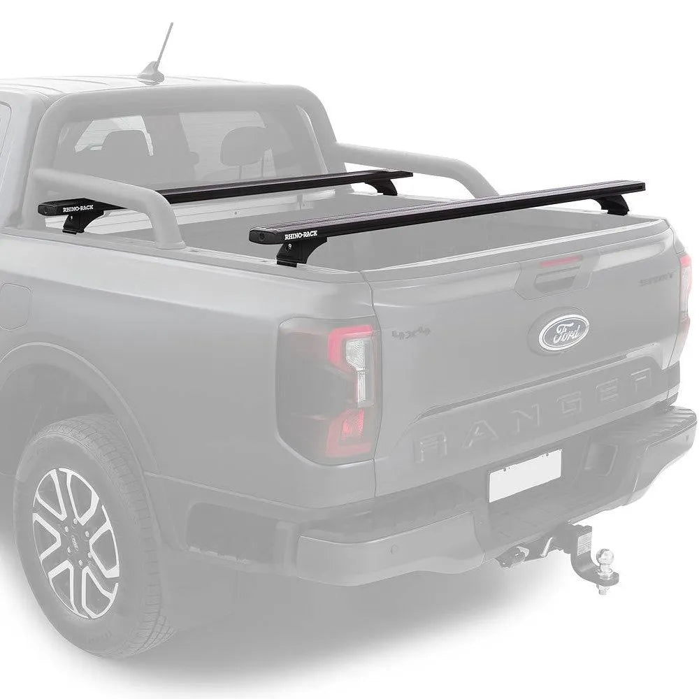 Kit 2x Barres Reconn-Deck pour Benne | Ford Ranger/Raptor 2023+ NEW GEN - RHINO-RACK - Ford Ranger PHEV 2025+