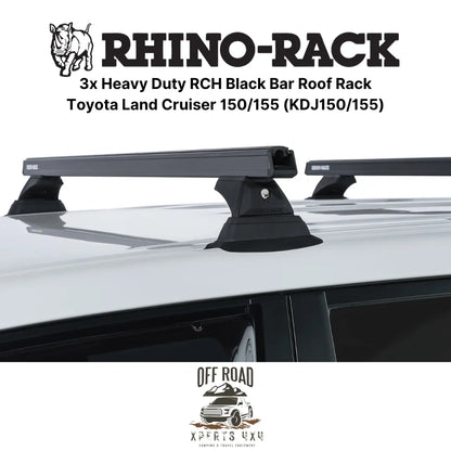 Kit 3x Barres de Toit Heavy-Duty - Toyota Land Cruiser 150/155 - RHINO-RACK - Toyota KDJ150/155