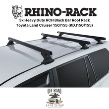 Kit 3x Barres de Toit Heavy-Duty - Toyota Land Cruiser 150/155 - RHINO-RACK - Toyota KDJ150/155