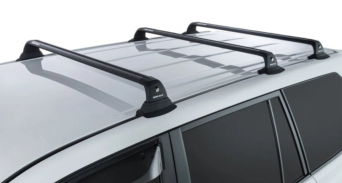Kit 3x Barres de Toit Vortex RVP Black - Toyota Land Cruiser 150 - RHINO-RACK - Toyota KDJ150/155