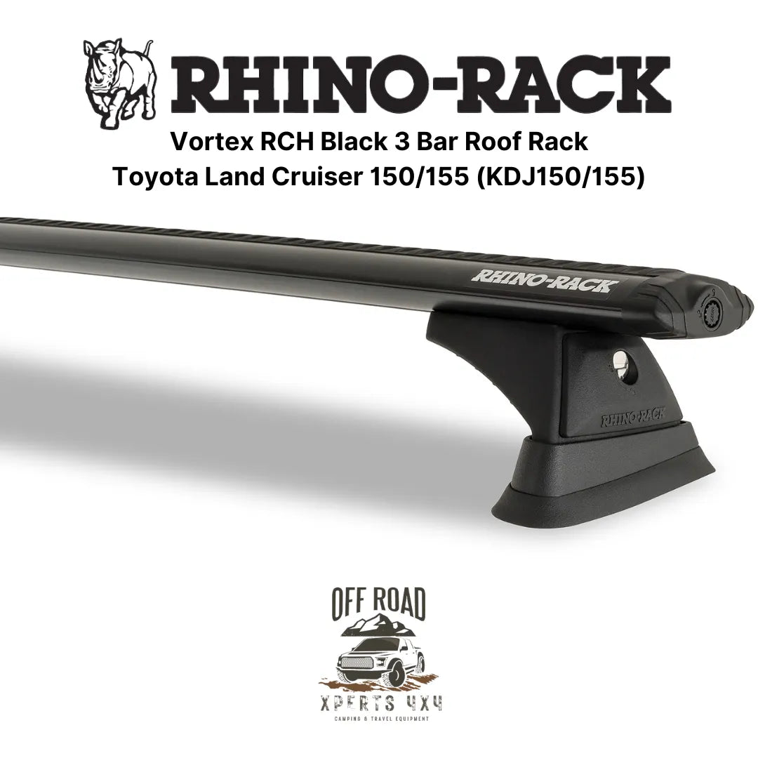 Kit 3x Barres de Toit Vortex - Toyota Land Cruiser 150/155 - RHINO-RACK - Toyota KDJ150/155