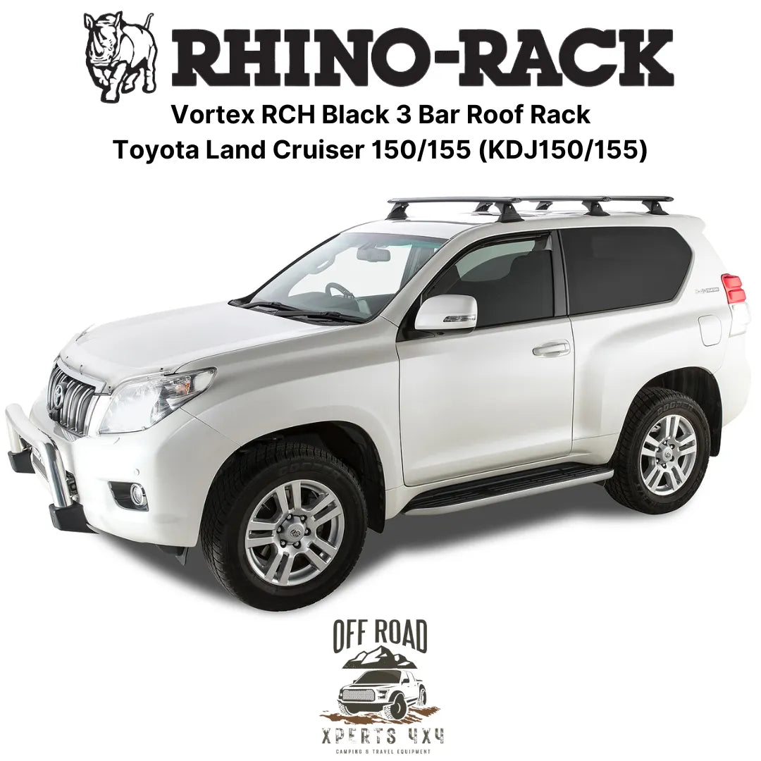 Kit 3x Barres de Toit Vortex - Toyota Land Cruiser 150/155 - RHINO-RACK - Toyota KDJ150/155