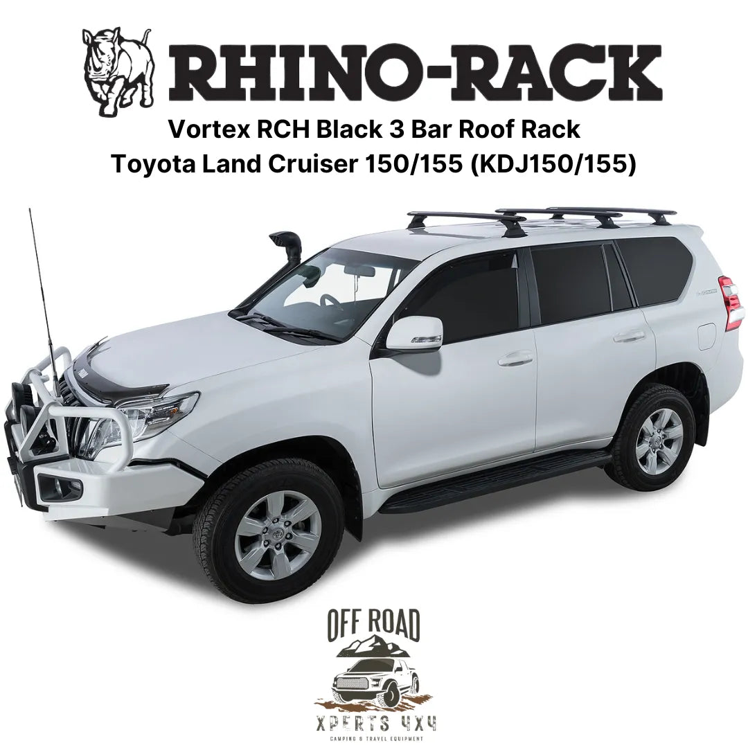 Kit 3x Barres de Toit Vortex - Toyota Land Cruiser 150/155 - RHINO-RACK - Toyota KDJ150/155