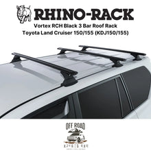 Kit 3x Barres de Toit Vortex - Toyota Land Cruiser 150/155 - RHINO-RACK - Toyota KDJ150/155