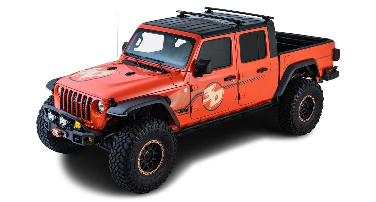 Kit de 2x Barres de toit 1500mm Backbone - Jeep Gladiator JT - RHINO-RACK - Jeep Gladiator JT