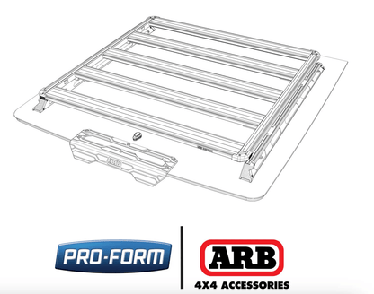 Kit de Montage Hardlid ARB | pour installer Plateforme BASERACK - Ford Ranger 2012-2022
