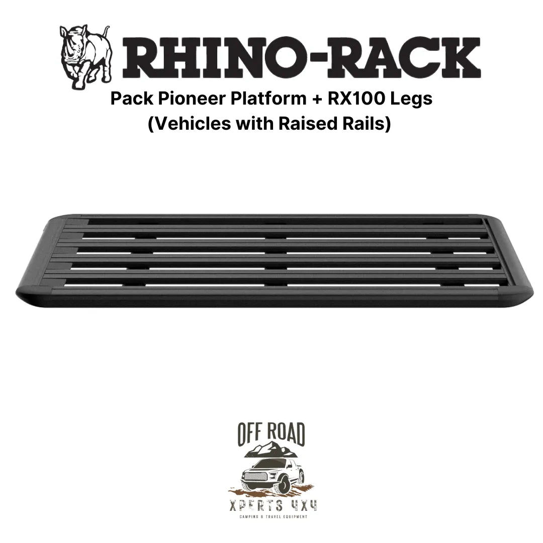 Kit Galerie de Toit 1500x1240mm sur Barres Longitudinales - RHINO-RACK - Mitsubishi Pajero 1996-2007