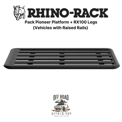 Kit Galerie de Toit 1500x1240mm sur Barres Longitudinales - RHINO-RACK - Mitsubishi Pajero 1996-2007