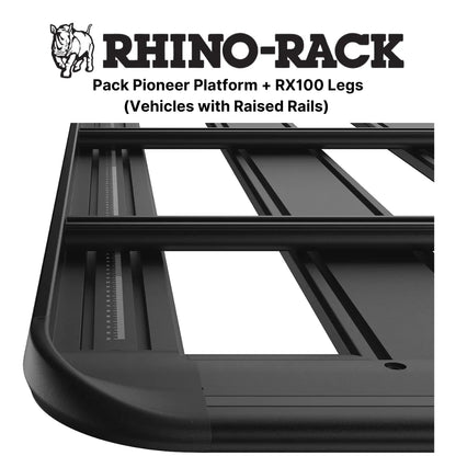 Kit Galerie de Toit 1500x1240mm sur Barres Longitudinales - RHINO-RACK - Mitsubishi Pajero 1996-2007