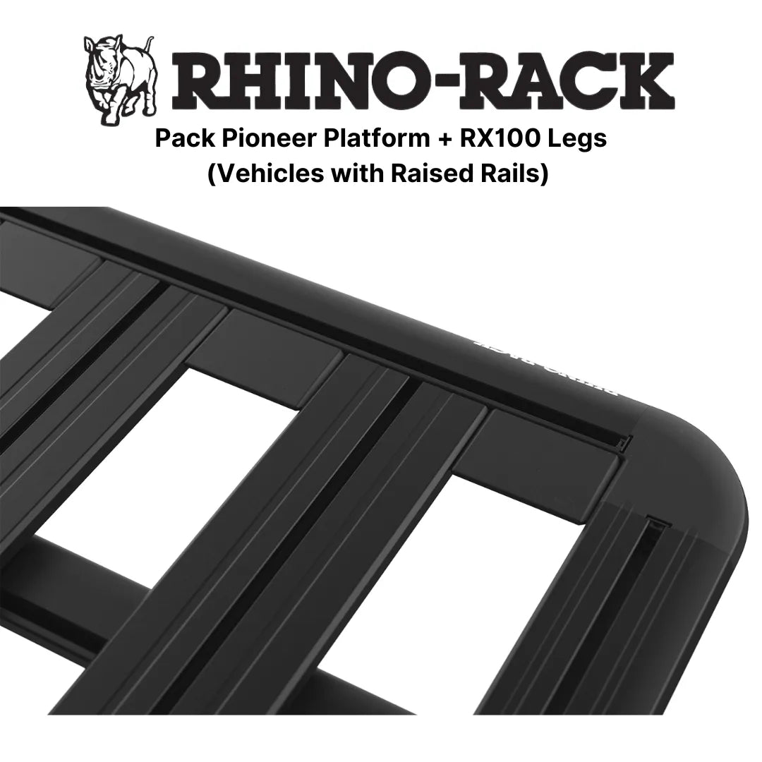 Kit Galerie de Toit 1500x1240mm sur Barres Longitudinales - RHINO-RACK - Mitsubishi Pajero 1996-2007