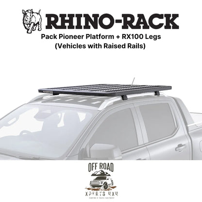 Kit Galerie de Toit 1500x1240mm sur Barres Longitudinales - RHINO-RACK - Mitsubishi Pajero 1996-2007