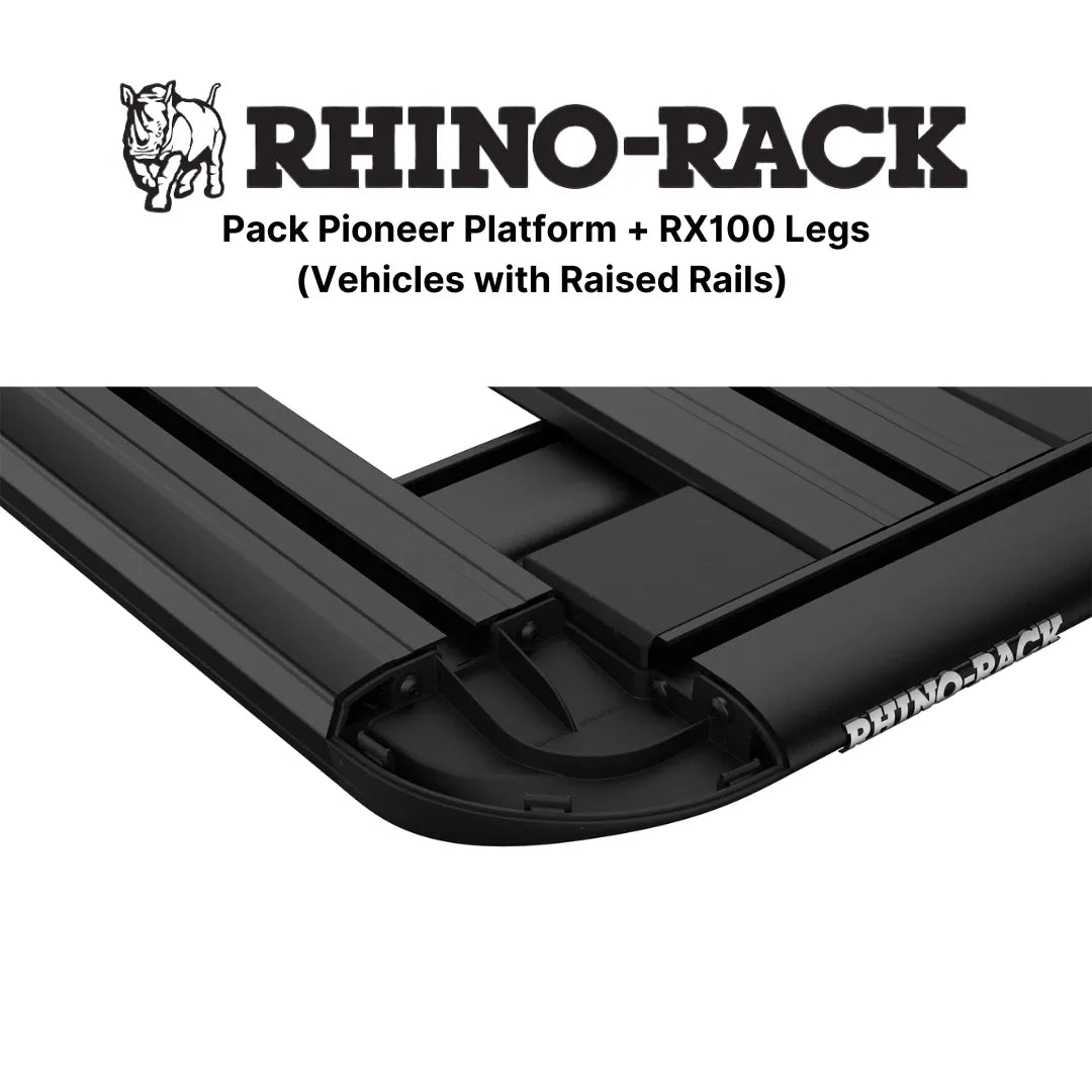 Kit Galerie de Toit 1900x1240mm sur Barres Longitudinales - RHINO-RACK - Mitsubishi Pajero 1996-2007