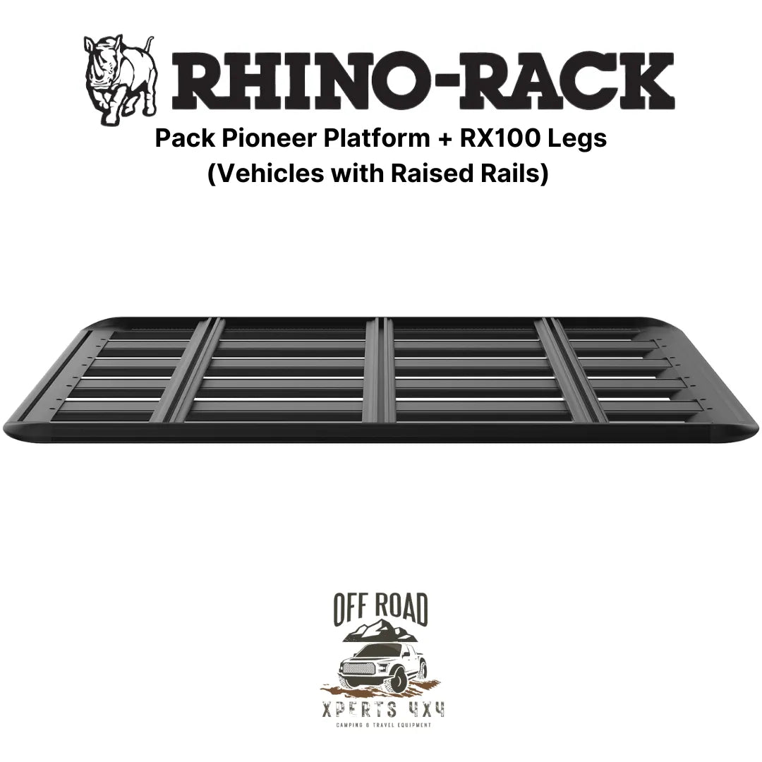 Kit Galerie de Toit 1900x1240mm sur Barres Longitudinales - RHINO-RACK - Mitsubishi Pajero 1996-2007
