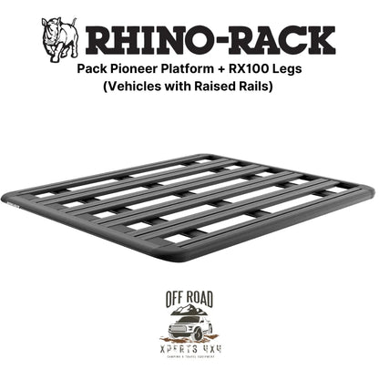 Kit Galerie de Toit 1900x1240mm sur Barres Longitudinales - RHINO-RACK - Mitsubishi Pajero 1996-2007