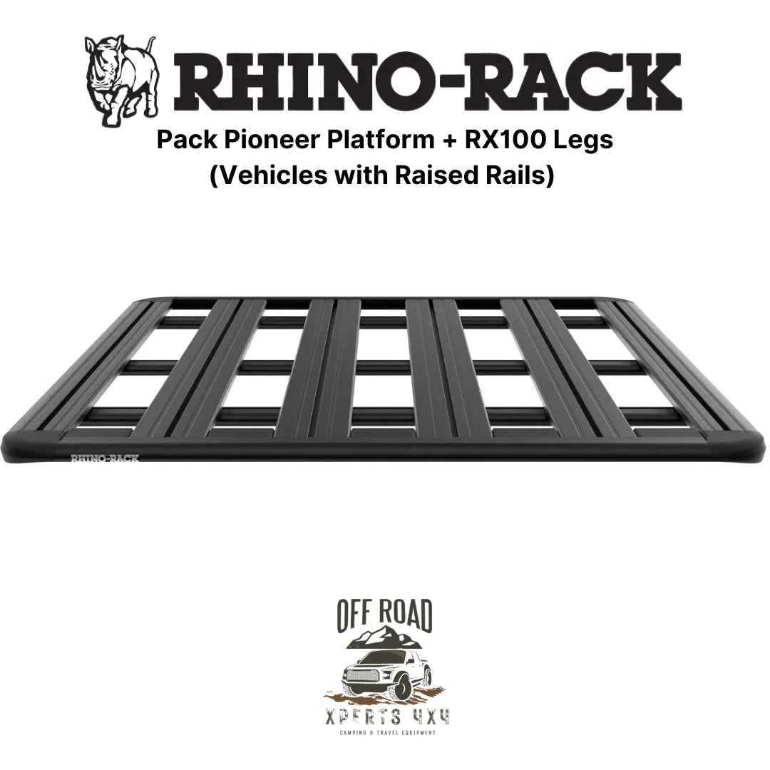 Kit Galerie de Toit 1900x1240mm sur Barres Longitudinales - RHINO-RACK - Mitsubishi Pajero 1996-2007