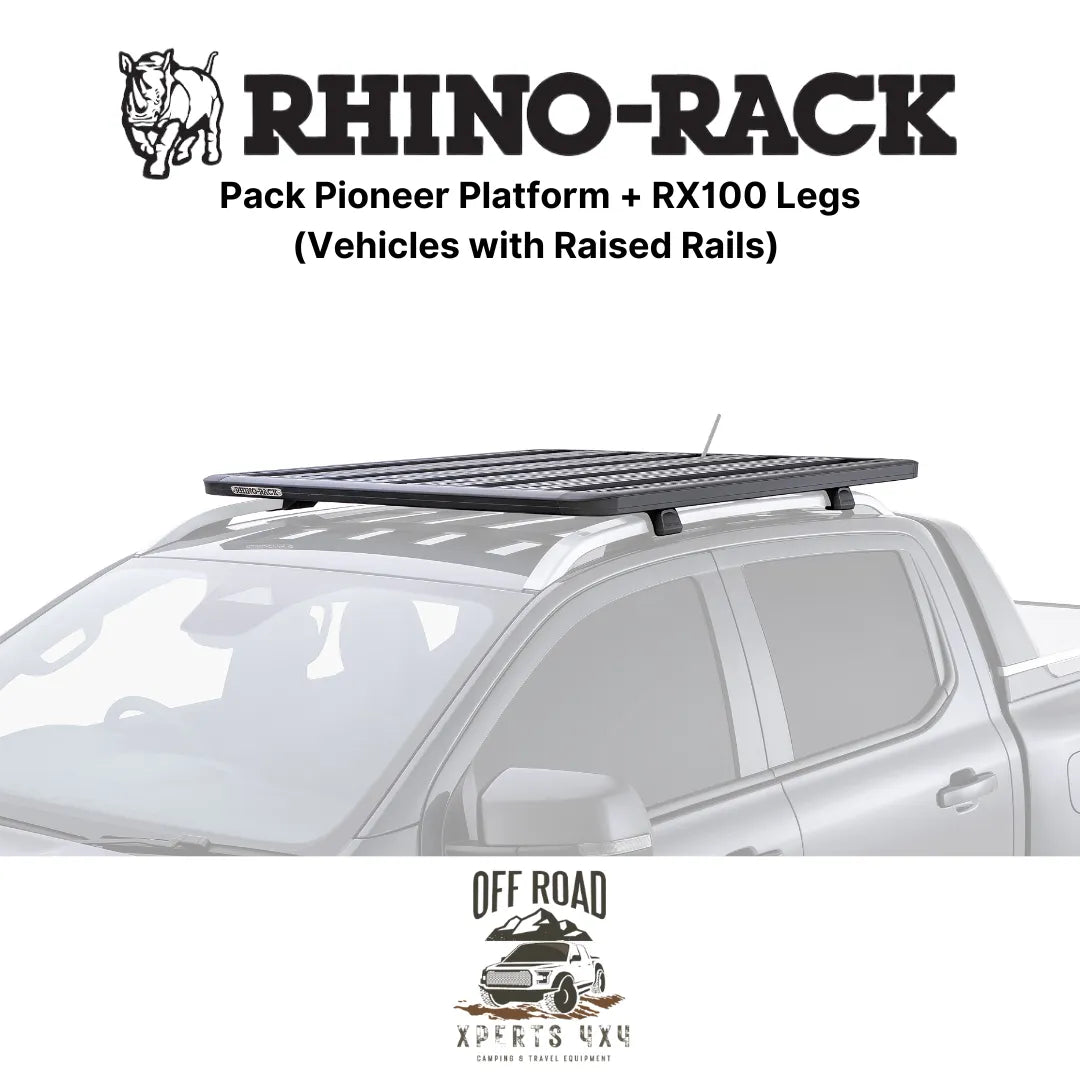 Kit Galerie de Toit 1900x1240mm sur Barres Longitudinales - RHINO-RACK - Mitsubishi Pajero 1996-2007