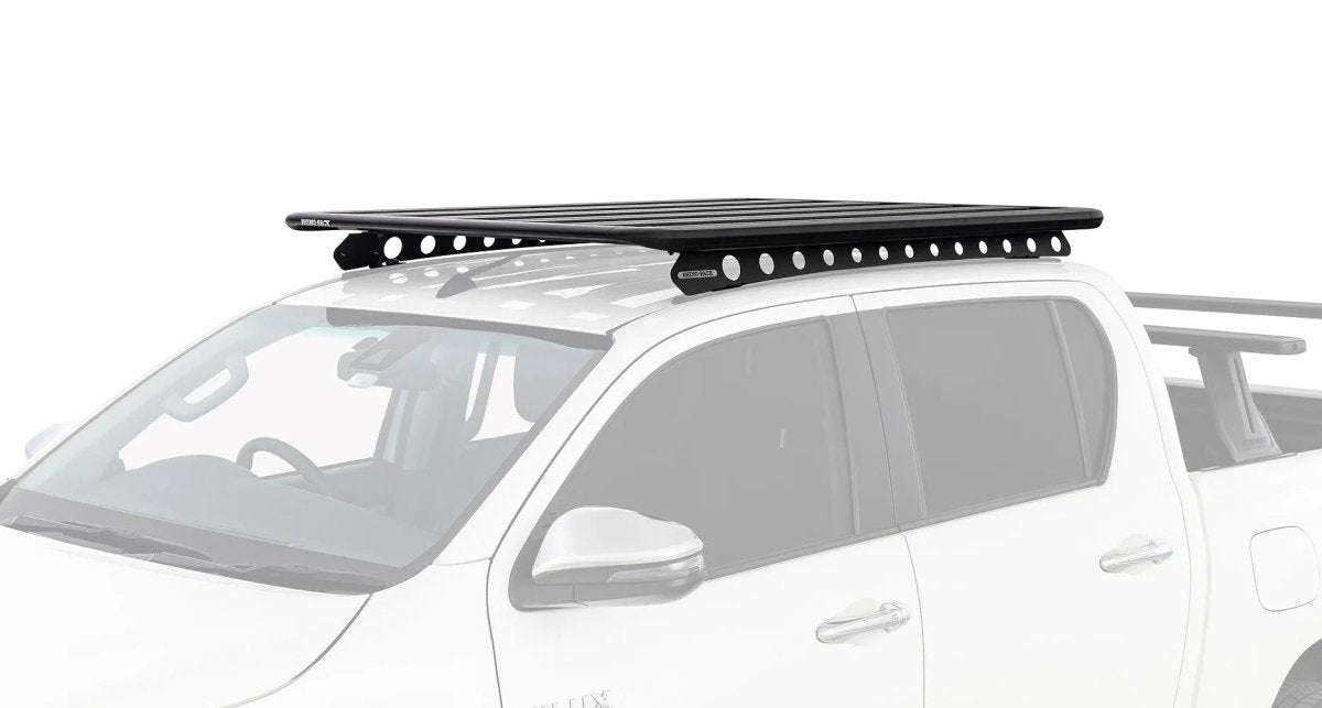 Kit Galerie de Toit + Backbone 1500x1240 mm | Toyota Hilux 2016+ DC - RHINO-RACK - Toyota Hilux 2016+