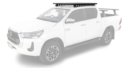 Kit Galerie de Toit + Backbone 1500x1240 mm | Toyota Hilux 2016+ DC - RHINO-RACK - Toyota Hilux 2016+
