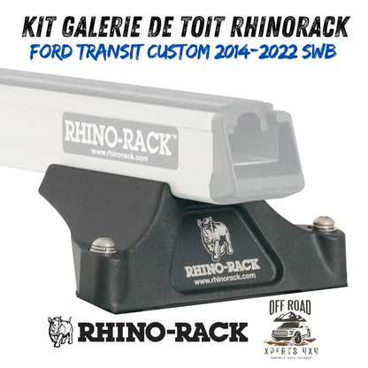 Kit Galerie de toit Ford Transit Custom SWB 2014-22 | 2700mm x 1472mm - RHINO-RACK - Ford Transit Custom