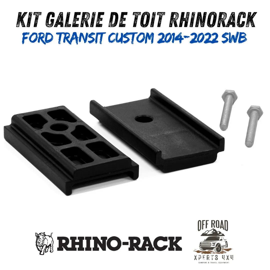 Kit Galerie de toit Ford Transit Custom SWB 2014-22 | 2700mm x 1472mm - RHINO-RACK - Ford Transit Custom