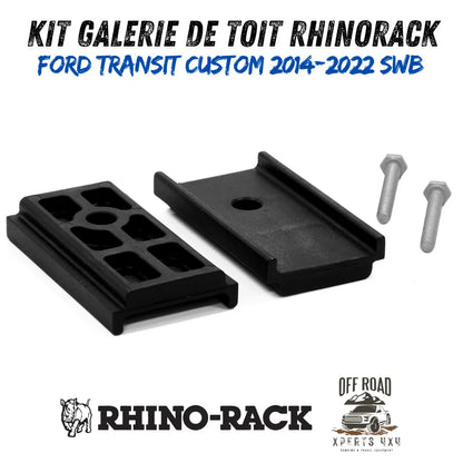 Kit Galerie de toit Ford Transit Custom SWB 2014-22 | 2700mm x 1472mm - RHINO-RACK - Ford Transit Custom