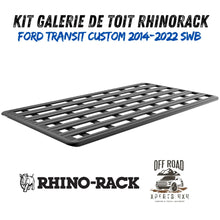 Kit Galerie de toit Ford Transit Custom SWB 2014-22 | 2700mm x 1472mm - RHINO-RACK - Ford Transit Custom