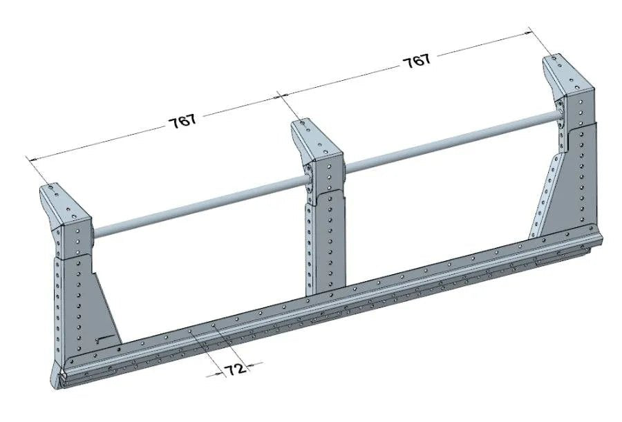 Kit Galerie sur Benne avec Multi-Rack Extensible pour Toyota Hilux REVO Extra Cab - RHINO-RACK - Toyota Hilux 2016+