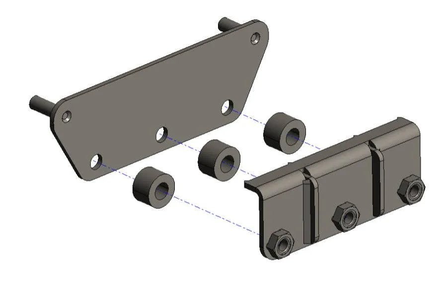 Kit Galerie sur Benne avec Multi-Rack Extensible pour Toyota Hilux REVO Extra Cab - RHINO-RACK - Toyota Hilux 2016+