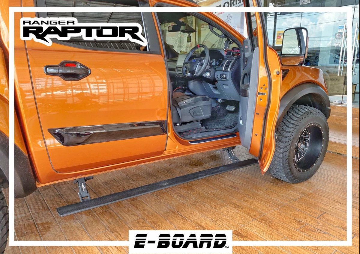 Marche-Pied Électrique T-MAX Ford Ranger/Raptor 2014-22 Double Cab | E-Board - Ford Ranger 2012-2022