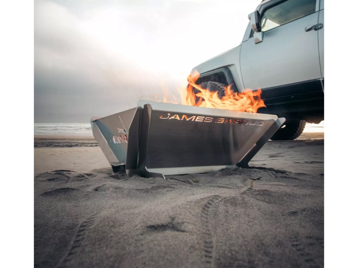 Brasero Barbecue Démontable Inox James Baroud — Feu de Camp Overland - BYD Shark 2024+