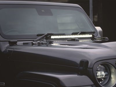 Capot Kit de montage Jeep Wrangler JL (2017+) pour Linear-24 LAZER LAMPS - Jeep JL